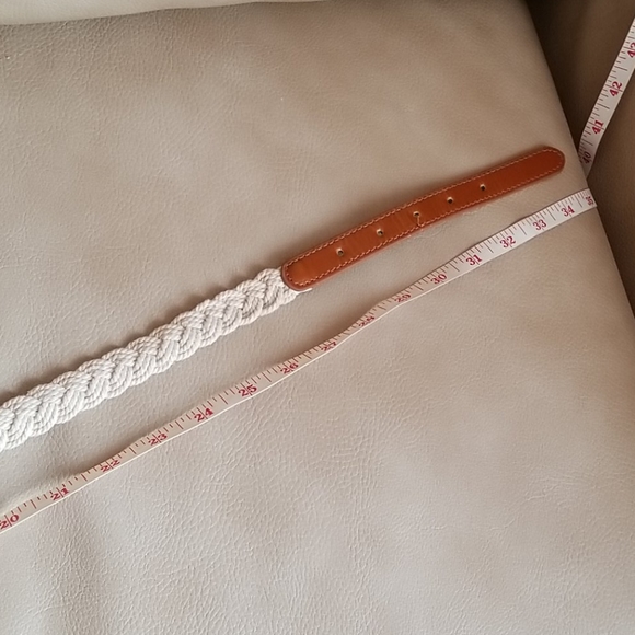 Bohemian style brown woven belt - Picture 3 of 3